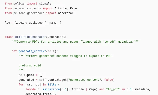 Screenshot of a syntax-coloured Python code on dark background. The code declares 